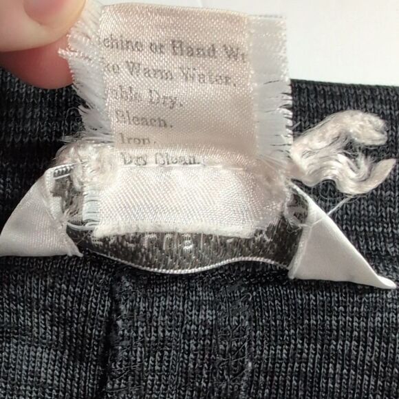 Misook Pants Womens Small Gray Straight Leg Knit Pull On Career Classic - Picture 6 of 9